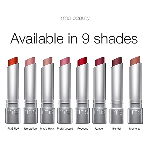 RMS Beauty Wild With Desire Lipstick - Vibrant, Moisturizing Creamy Lip Color, Long-Lasting Vegan Formula - 3.5g