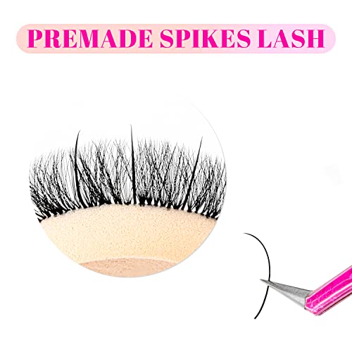 TDANCE Spikes Lash Extensions Matte Black 0.07 D Curl