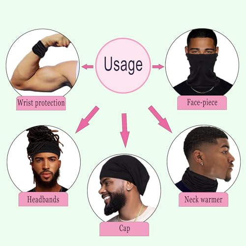 Leeven Sleep Shower Cap for Men Long Hair Dreadlock