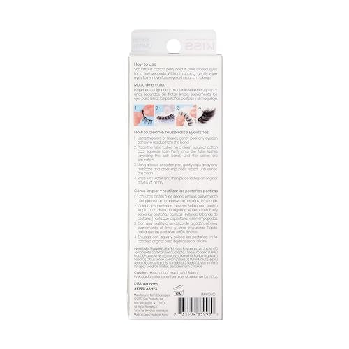 KISS Lash Purify False Eyelash Remover & Cleanser 50ml