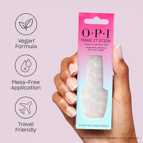 OPI Make It Stick Nail Adhesive Tabs for Press-Ons – Up to 14 Days Wear