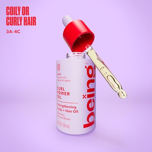 BEING CURL POWER Strengthening Hair Oil with Biotin, Rosemary & Mint 50mL