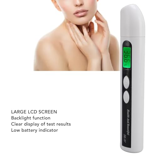 Skin Hydration & Oil Tester - Digital LCD Analyzer