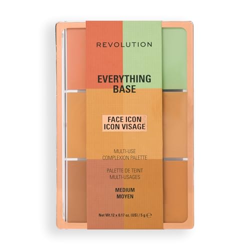 Revolution Everything Base Palette Medium | 5-in-1 Cream Contour Kit