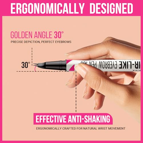 iMethod 2-in-1 Curved Eyebrow Pen - Light Brown Microblading Pencil