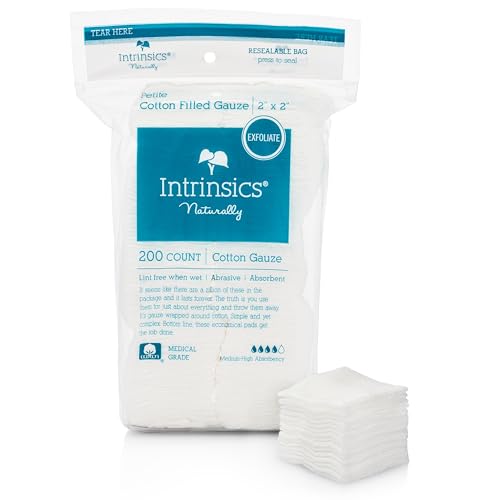 Intrinsics Cotton Filled Gauze Pads 2x2 200 Count