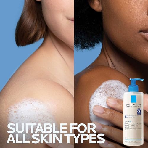 La Roche-Posay Lipikar AP+ Gentle Foaming Moisturizing Wash, Shea Butter + Niacinamide + Glycerin, Moisturizing Body Wash For Dry Skin, National Eczema Association Accepted, Dermatologist Tested?