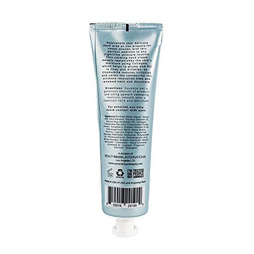 Sun + Moon Starry Nights Night Rejuvenate + Relax Neck Cream with Collagen & Camomile, 5.1 oz