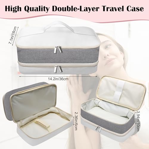 Case Compatible with Shark Flex Style, Travel Case for Dyson Airwrap Hair Tools Travel Bag, Suitable for Daily Finishing Double Structure Portable Tote Bag