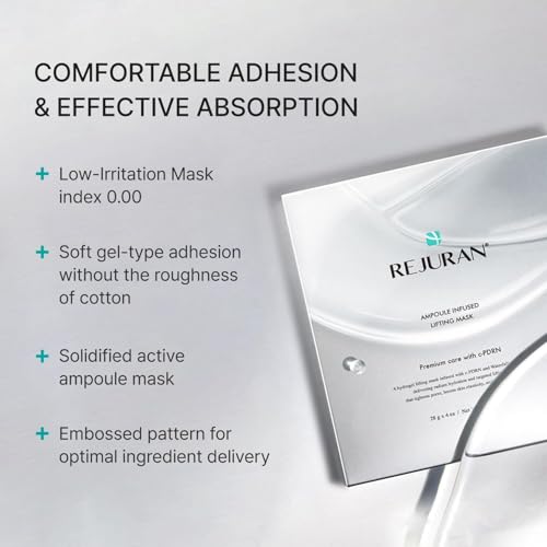 REJURAN Ampoule Infused Lifting Hydrogel Sheet Mask (4 Pack)