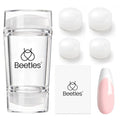 Beetles French Tip Nail Stamp Set with 6 Silicone Tips & Dual Stampers - Clear Variation A