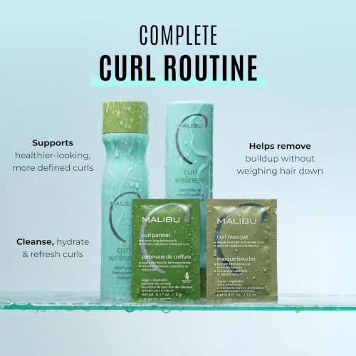 Malibu C Curl Wellness Collection - Curly Hair Care Set