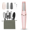Rechargeable Electric Foot Callus Remover & 12-in-1 Pedicure Kit