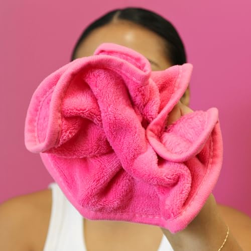 ERASE YOUR FACE Makeup Remover Cloths - Reusable Microfiber Face Towels to Cleanse & Remove Makeup - Water Activated, Dual-Sided Design for Easy Use, Great Bachelorette & Bridesmaid Gift (8 Count)