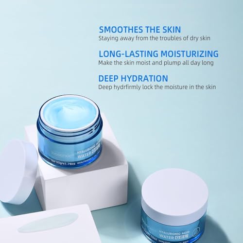 Hydro Boost Hyaluronic Acid Moisturizing Water Gel, Face Moisturizer For Oil Skin, Hyaluronic Acid Formula Combined With Water,Lightweight and 24 Hours Of Long-lasting Hydration-1.76Oz (Water Gel)