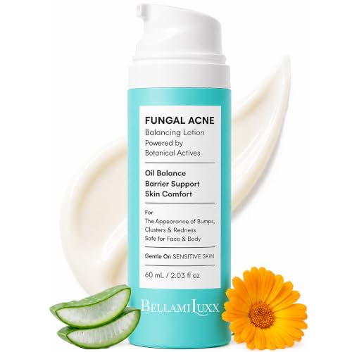 BellamiLuxx Fungal Acne Treatment Lotion for Face & Body - Natural Actives