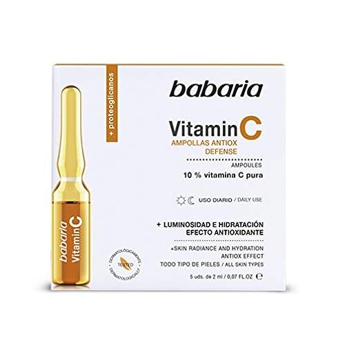 Babaria Vitamin C Ampoules. 5 Units of 2 ml