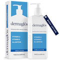 Dermaglos Moisturizing Body Lotion for Dry Skin with Extra Vitamin A, Vitamin E & Allantoin | Regenerating Lightweight Moisturizer for Stretch Marks, Tattoos Aftercare, Scars & Wrinkles | 13.52 Fl Oz