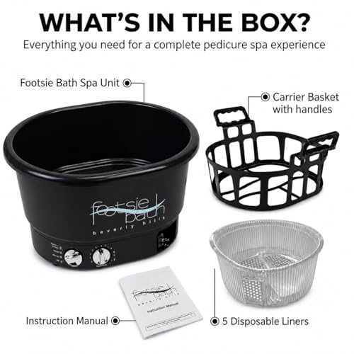 Professional Pedicure Foot Spa with Vibration & Timer