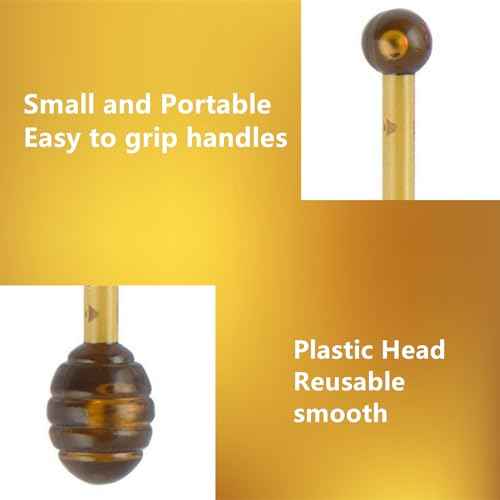 Lip Applicators Stick Lip Balm Applicator with Small White Box Plastics Lip Brush Stick Lip Mask Applicator Lip Balm Honey Jar (30)