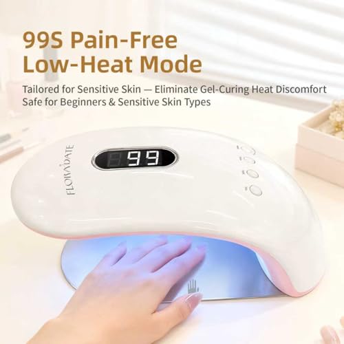 36W UV LED Nail Curing Lamp with 4 Timers & Auto Sensor for Gel Nails