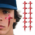 Sports Eye Black Temporary Tattoos, 6 Pack