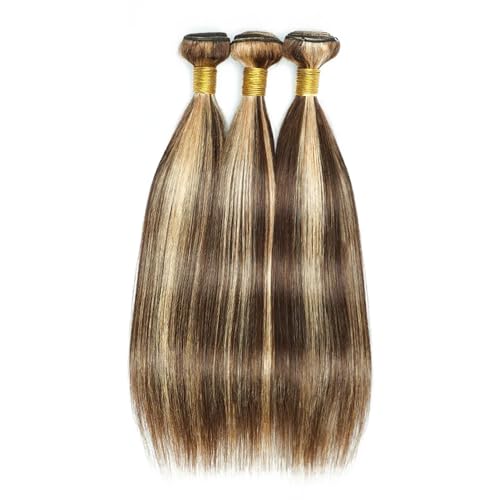 P4/613 Brazilian Hair Bundles Straight Ombre 20 22 24 Inch
