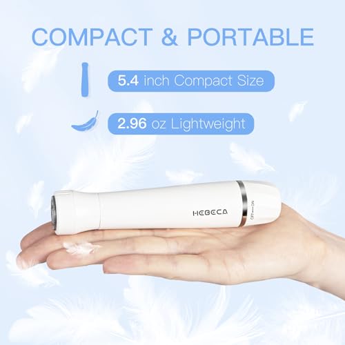 Nose Hair Trimmer for Women and Men, 3-in-1 Electric Facial Hair Removal Rechargeable Portble Waterproof Face Shaver Razor for Nose Ear Eyebrow Peach-Fuzz Lips Chin FT3001 (Pack of 2)
