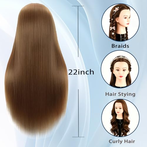 80% Human Hair Mannequin Head for Styling & Braiding Practice