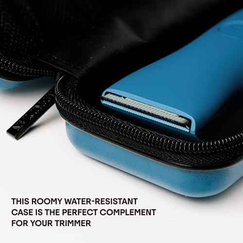 MERIDIAN Hard Case Groin Trimmer Case for Men and Women Ocean Blue Hard Travel Storage Trimmers and Accessories