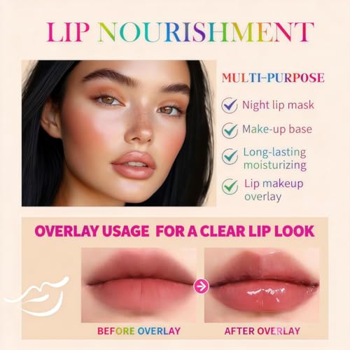 5 Colors Tinted Lip Butter Balm Set – Hydrating & Nourishing