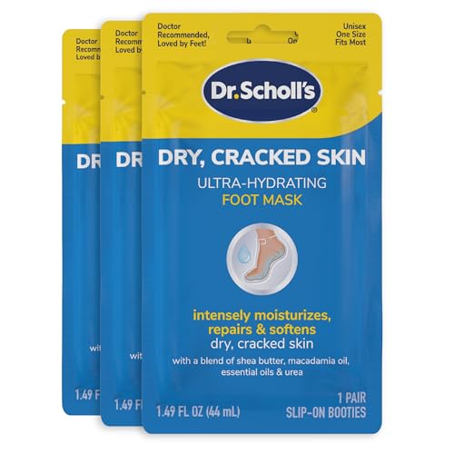 Dr. Scholl's Ultra Hydrating Foot Mask Socks, 3 Pairs