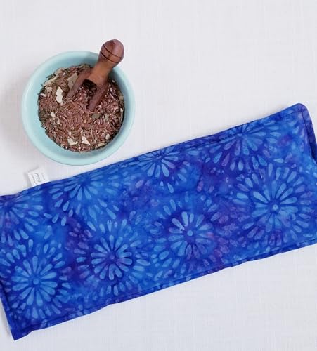 Eucalyptus Mint Eye Pillow with Flaxseed Fill – Aromatic Hot Cold Compress