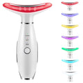 7-Color Red Light Facial Massager with Heat & Vibration
