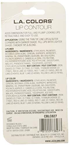 L.A. COLORS Lip Contour Pencil Naked - Pack of 2
