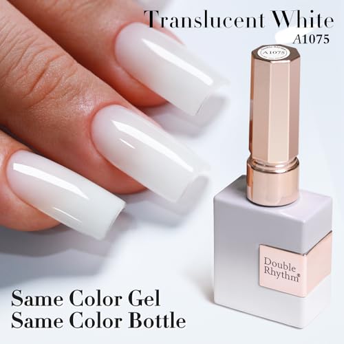 Double Rhythm Milky White Gel Nail Polish 15ml