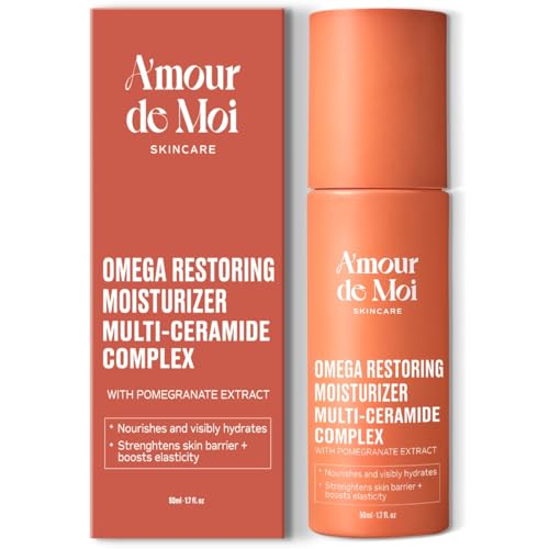 Omega Multi-Ceramide Face Moisturizer ? Lightweight, Hydrating Barrier Repair Moisturizer & Ceramide Moisturizer Cream with Omegas 5-6-9, Pomegranate & Vitamin E for Sensitive & Acne-Prone Skin, 1.7oz