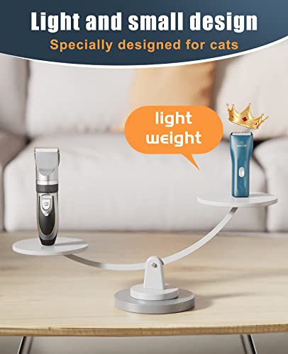 Oneisall Waterproof Cat Clippers for Matted Hair - Quiet & Cordless