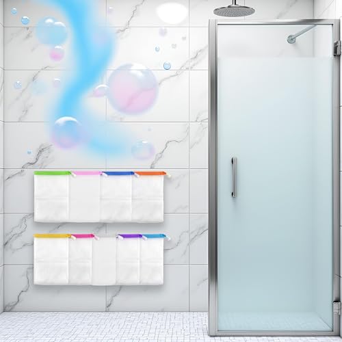10 Pack Foam Mesh Bags for Soap Storage & Travel - Durable Hangable Pouches