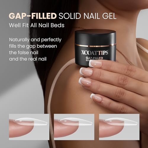 BTArtboxnails Gap-Filled Solid Nail Gel 30g for Seamless Nail Art & Strong Hold