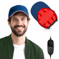 Red Light Therapy Cap 630nm 850nm 940nm | 180 LEDs, Adjustable Size, Pulse Mode