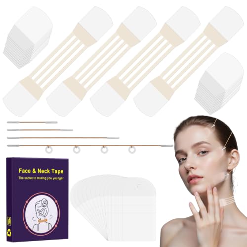Invisible Face & Neck Lifting Patches - 38pc V-Line Tightening Strips