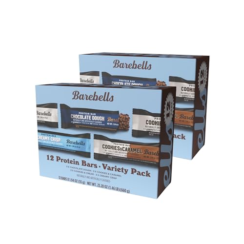 Barebells Protein Bars Variety Pack - 24 High Protein Snacks