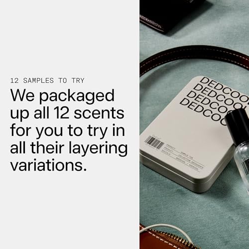 DedCool Fragrance Discovery Set – 12 Mini EDPs for All Day Scent Wardrobe