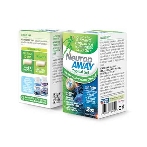 NeuropAWAY Maximum Strength Gel for Nerve Discomfort Relief 2oz
