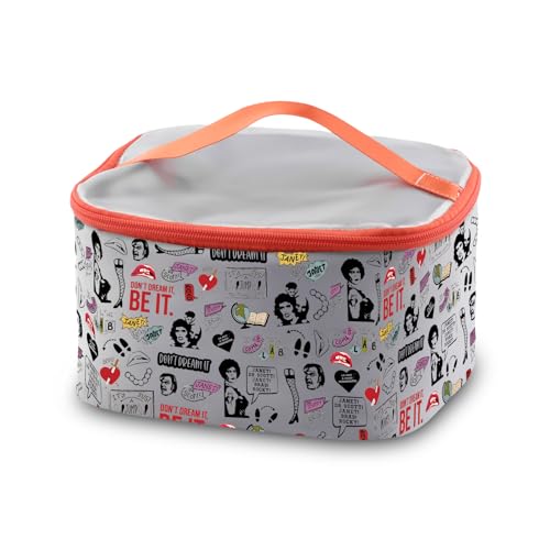 PXTIDY Horror Characters Cosmetic Case Picture Show Gift Movie Series Fans Gift TV Show Makeup Bag For Women