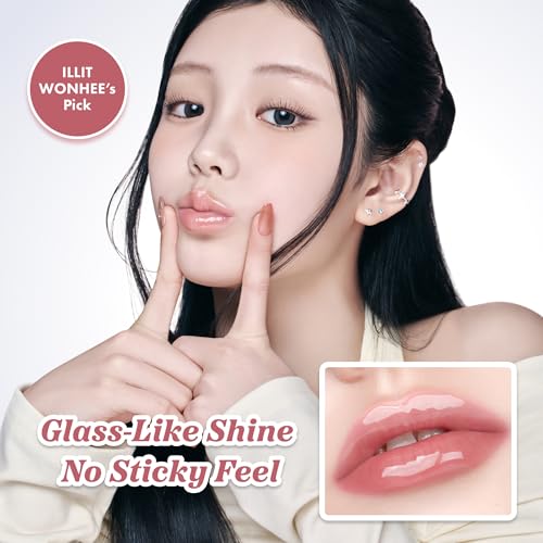 rom&nd Juicy Flash Lip Oil 05 Pear Beige - Hydrating Lip Gloss & Plumper