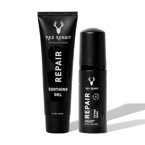 Vegan Tattoo Aftercare Bundle - Fragrance-Free Wash & Gel