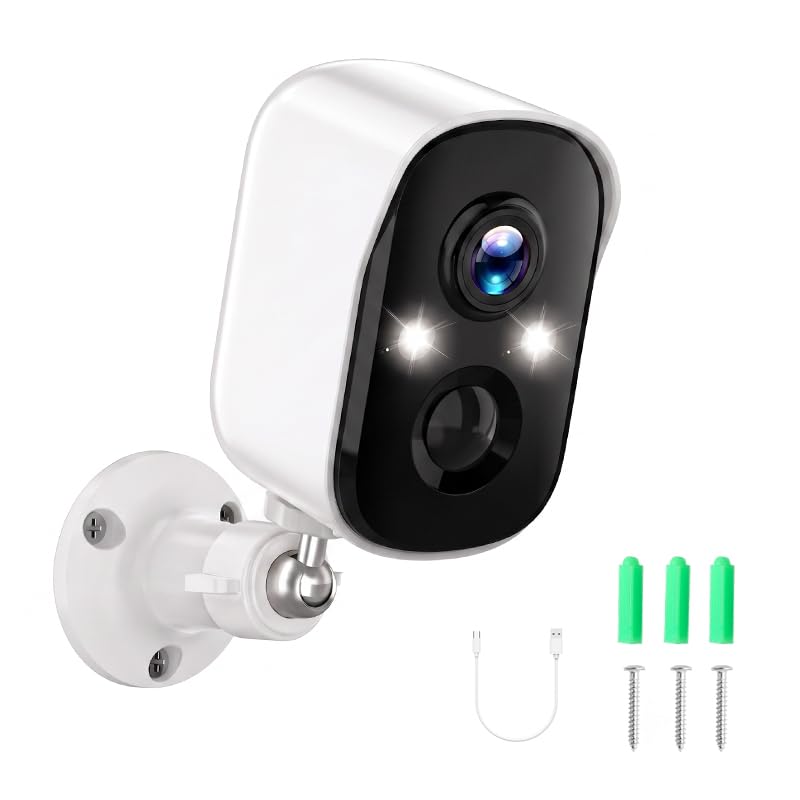 Nikoglly 4MP Wireless Outdoor Security Camera with AI Detection