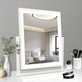 Beelux Vanity Mirror with Lights,15.3" Makeup Mirror with Light Smart Touch Control Dimmable 3 Modes Lighted LED Mirror 360¡ÆRotation White for Christmas Birthday Thanksgiving Mother's Day